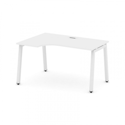 Style Project Стол рабочий эргоном. SN-5A.SPA-001(L) Дуб Наварра/Металл Антрацит 1380*600/980*750 фото 25