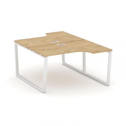 Style Project Рабочая станция эргоном. SN-6T2.DRPA-011 Акация Лорка/Металл Антрацит/Заглушка Пластик фото 3