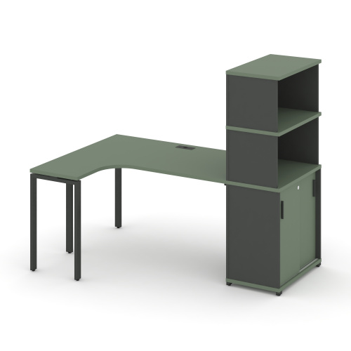 Стол эргономичный с опорным шкафом-купе Concept CN.SA-222(L)