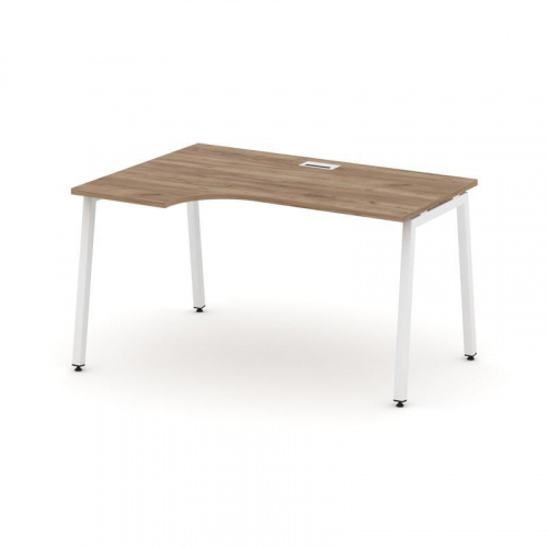 Style Project Стол рабочий эргоном. SN-4A.SPA-021(L) Антрацит/Металл Антрацит 1380*800/980*750 фото 18