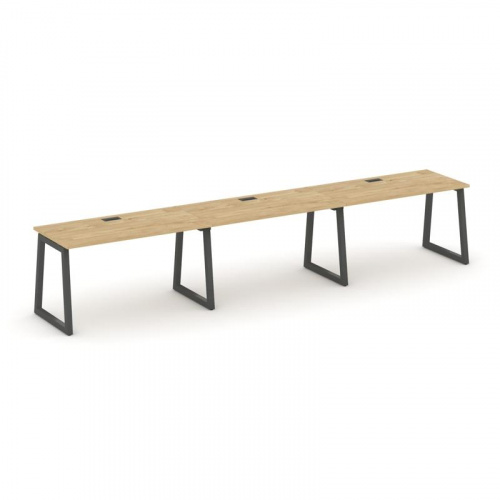 Style Project Рабочая станция 1 сторон. SN-5T1.ORS-053 Акация Лорка/Металл Антрацит/Заглушка Пластик фото 22