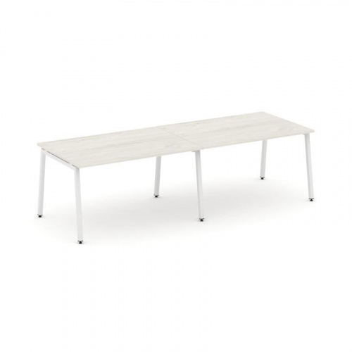 Style Project Стол переговорный SN-4A.SPRG-013.3 Тиквуд Светлый/Металл Белый 2760*980*750 фото 21