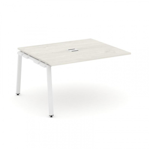 Style Project Проходной наб. элем. перег. стола SN-6A.NSPRG-034 Дуб Наварра/Металл Белый 1580*1180*7 фото 28