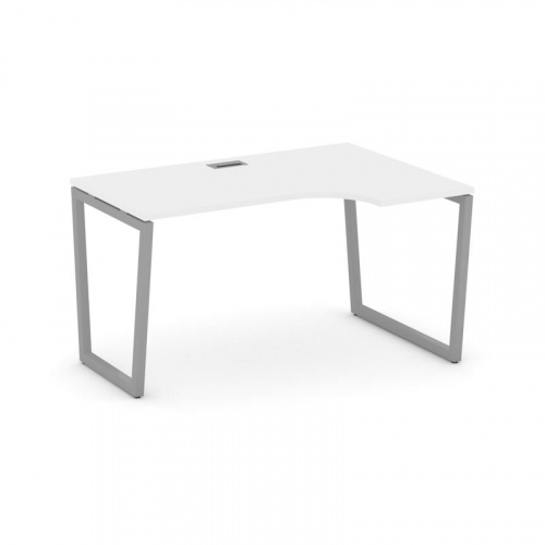 Style Project Стол рабочий эргоном. SN-4T2.SPA-022(R) Акация Лорка/Металл Антрацит/Заглушка Пластик фото 15