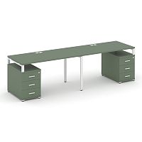 Бенч-система на 2 места с 2 опорными тумбами Concept CN.ORS-318