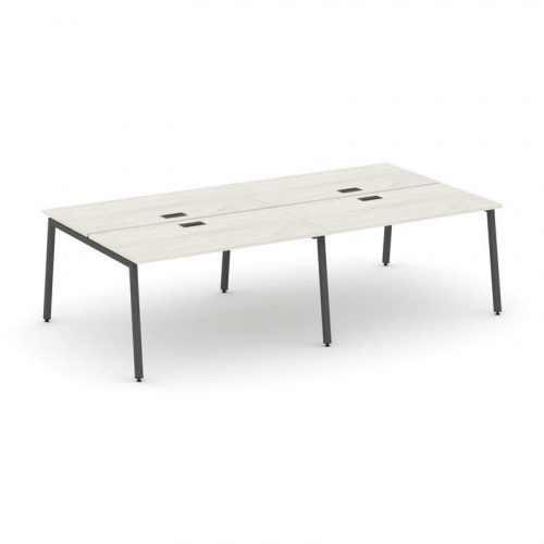 Style Project Рабочая станция 2-х сторон. SN-4A.DRS-042 Антрацит/Металл Белый 2360*1432*750 фото 24