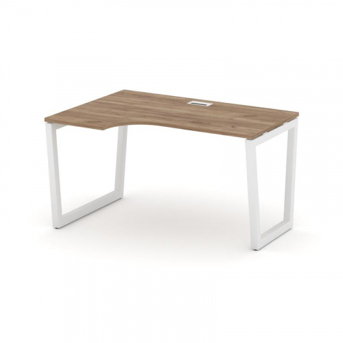 Style Project Стол рабочий эргоном. SN-5T2.SPA-012(L) Акация Лорка/Металл Антрацит/Заглушка Пластик фото 11