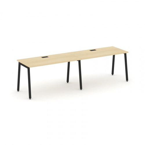 Style Project Рабочая станция 1 сторон. SN-4A.ORS-022 Дуб Наварра/Металл Белый 2360*800*750 фото 4