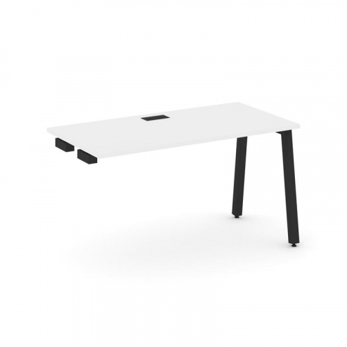 Style Project Стол-приставка к опор. элем. SN-5A.OPRS-024 Дуб Наварра/Металл Белый 1580*800*750