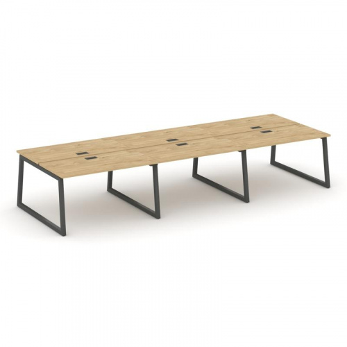 Style Project Рабочая станция 2-х сторон. SN-5T1.DRS-071 Акация Лорка/Металл Антрацит/Заглушка Пласт фото 22