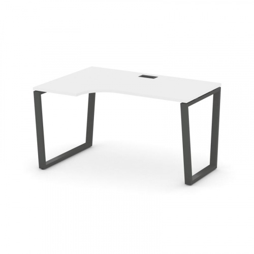 Style Project Стол рабочий эргоном. SN-6T2.SPA-002(L) Акация Лорка/Металл Антрацит/Заглушка Пластик фото 26