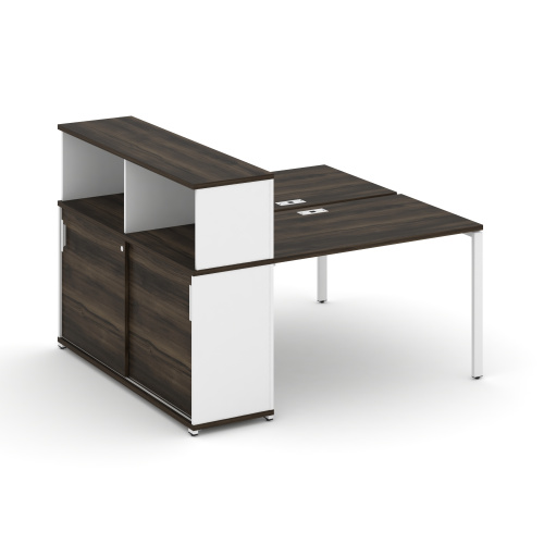 Бенч-система с опорным шкафом-купе с надставкой Concept CN.DRS-238 фото 10