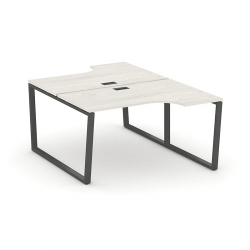 Style Project Рабочая станция эргоном. SN-6T2.DRPA-011 Акация Лорка/Металл Антрацит/Заглушка Пластик фото 24