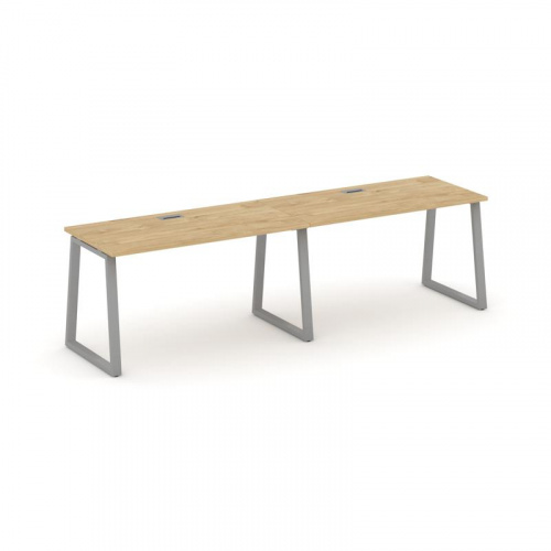 Style Project Рабочая станция 1 сторон. SN-6T1.ORS-002 Акация Лорка/Металл Антрацит/Заглушка Пластик фото 2