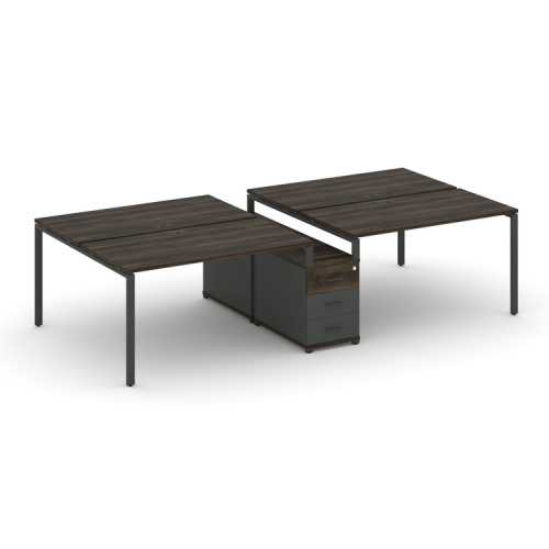 Бенч-система на 4 места с опорной тумбой Concept CN.DRS-312 фото 3