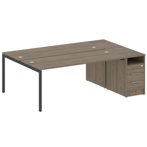 Бенч-система с тумбой на П-обр. м/к Metal System Quattro 40БП.РС-СТП-2.5 фото 2 Бенч-система с тумбой на П-обр. м/к Metal System Quattro 40БП.РС-СТП-2.5 фото 2