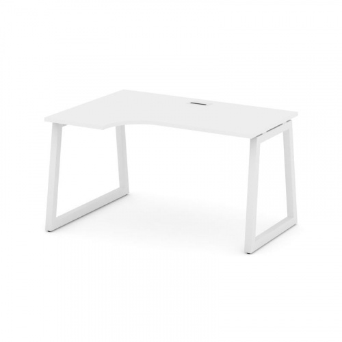 Style Project Стол рабочий эргоном. SN-5T1.SPA-001(L) Акация Лорка/Металл Антрацит/Заглушка Пластик фото 17