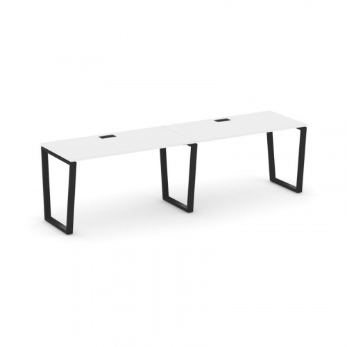 Style Project Рабочая станция 1 сторон. SN-6T2.ORS-011 Акация Лорка/Металл Антрацит/Заглушка Пластик фото 7