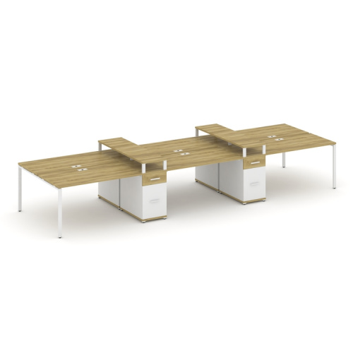 Бенч-система на 6 мест с 2 опорными тумбами Concept CN.DRS-471 фото 11