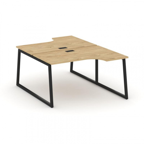 Style Project Рабочая станция эргоном. SN-4T1.DRPA-001 Акация Лорка/Металл Антрацит/Заглушка Пластик