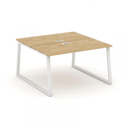 Style Project Рабочая станция 2-х сторон. SN-6T1.DRS-021 Акация Лорка/Металл Антрацит/Заглушка Пласт фото 3