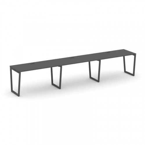 Style Project Рабочая станция 1 сторон. SN-4T2.ORS-041 Акация Лорка/Металл Антрацит/Заглушка Пластик фото 27