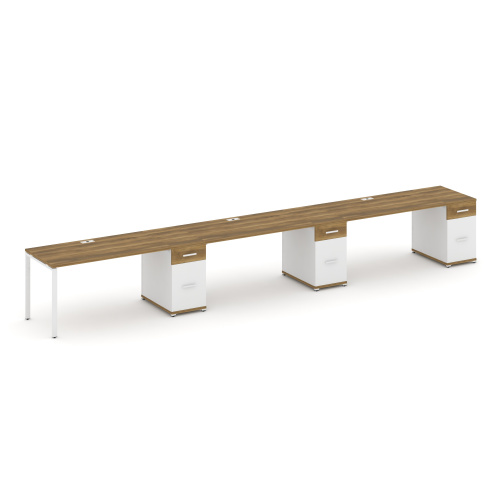 Бенч-система на 3 места с 3 опорными тумбами Concept CN.ORS-447 фото 8