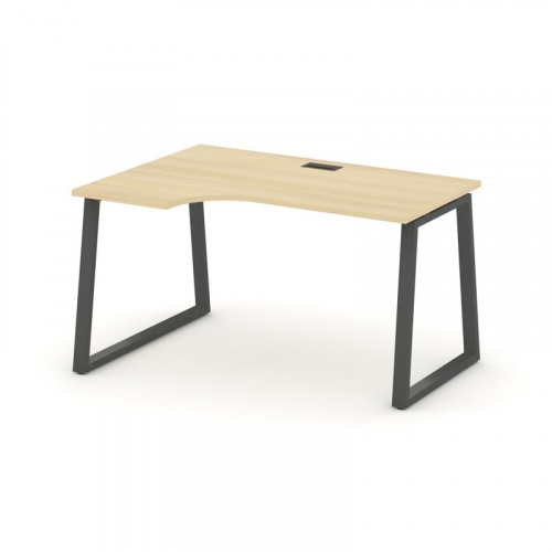 Style Project Стол рабочий эргоном. SN-6T1.SPA-022(L) Акация Лорка/Металл Антрацит/Заглушка Пластик фото 28
