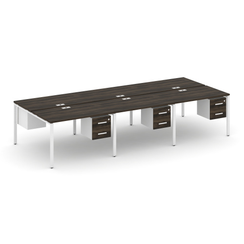 Бенч-система на 6 мест с подвесными тумбами Concept CN.DRS-154 фото 10