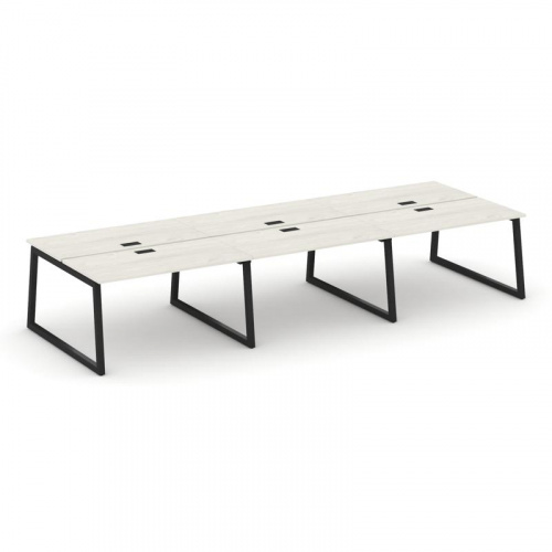 Style Project Рабочая станция 2-х сторон. SN-5T1.DRS-071 Акация Лорка/Металл Антрацит/Заглушка Пласт фото 6