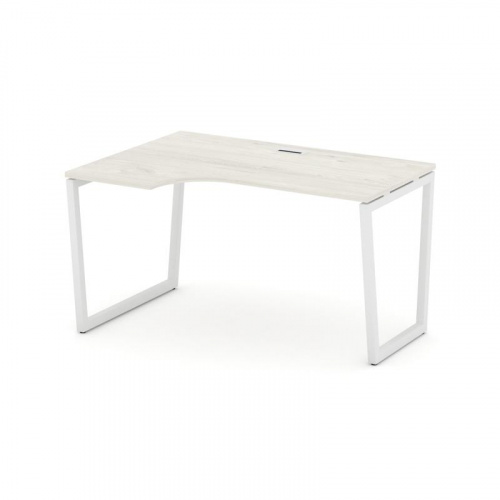 Style Project Стол рабочий эргоном. SN-4T2.SPA-011(L) Акация Лорка/Металл Антрацит/Заглушка Пластик фото 12