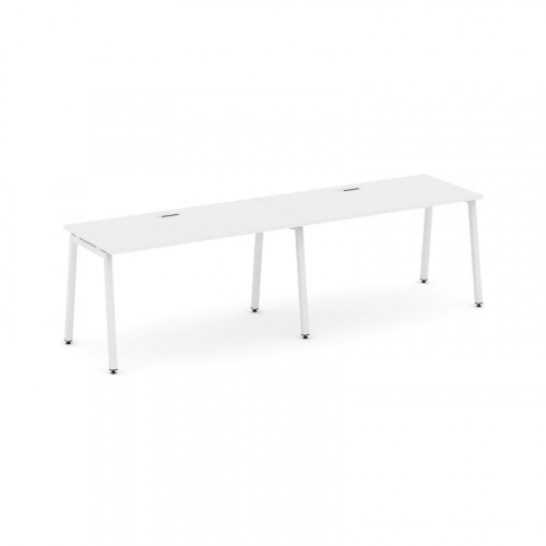 Style Project Рабочая станция 1 сторон. SN-4A.ORS-022 Дуб Наварра/Металл Белый 2360*800*750 фото 16