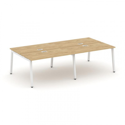 Style Project Рабочая станция 2-х сторон. SN-5A.DRS-033 Дуб Наварра/Металл Белый 2760*1232*750 фото 22