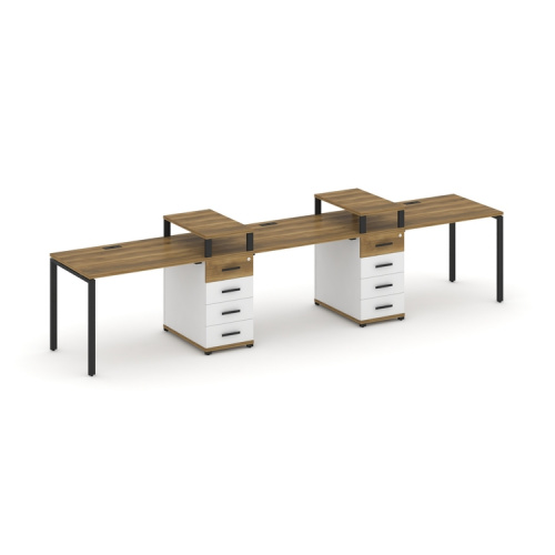 Бенч-система на 3 места с 2 опорными тумбами Concept CN.ORS-449 фото 7