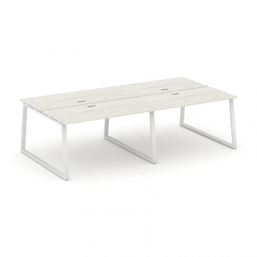 Style Project Рабочая станция 2-х сторон. SN-6T1.DRS-031 Акация Лорка/Металл Антрацит/Заглушка Пласт фото 13