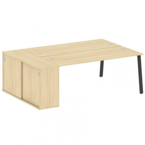 Бенч-система с шкафом-купе на А-обр. м/к Metal System БА.РС-СШК-1.5 фото 9