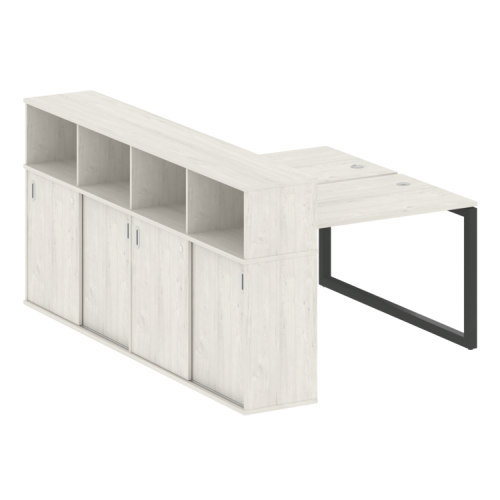 Бенч-система с шкафом-купе на О-обр. м/к Metal System Quattro 50БО.РС-СШК-4.2 фото 13