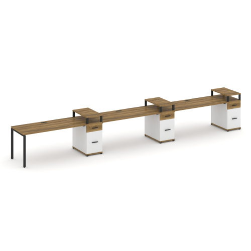 Бенч-система на 3 места с 3 опорными тумбами Concept CN.ORS-464 фото 7