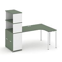 Стол эргономичный с опорным распашным шкафом Concept CN.SA-216(R)