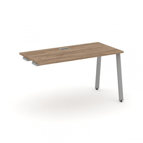 Style Project Стол-приставка к опор. элем. SN-6A.OPRS-013 Дуб Табак/Металл Белый 1380*700*750 фото 12