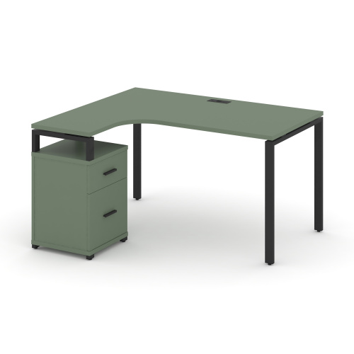 Стол эргономичный с опорной тумбой Concept CN.SA-306(L)