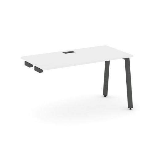 Style Project Стол-приставка к опор. элем. SN-5A.OPRS-024 Дуб Наварра/Металл Белый 1580*800*750 фото 27