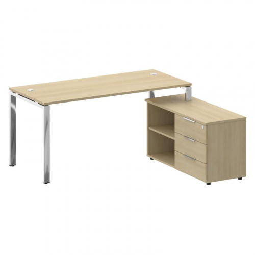 Стол руководителя с тумбой Metal System Direct БГ.СРТ-4.7 (R) фото 4