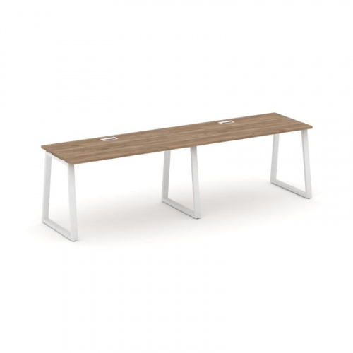 Style Project Рабочая станция 1 сторон. SN-6T1.ORS-002 Акация Лорка/Металл Антрацит/Заглушка Пластик фото 11