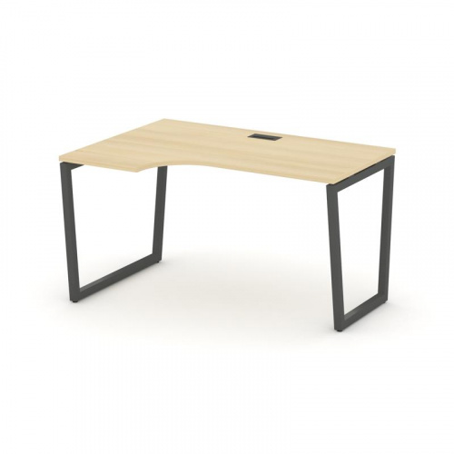 Style Project Стол рабочий эргоном. SN-4T2.SPA-011(L) Акация Лорка/Металл Антрацит/Заглушка Пластик фото 28