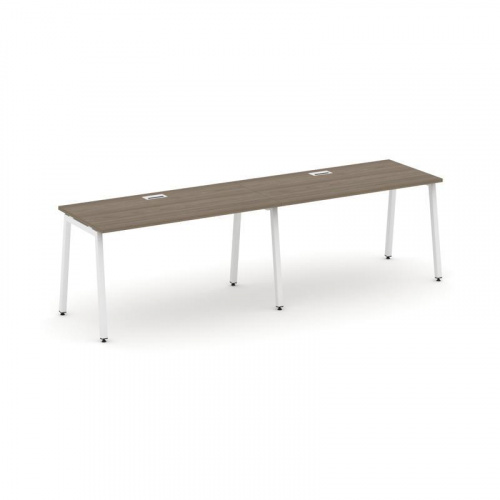 Style Project Рабочая станция 1 сторон. SN-4A.ORS-022 Дуб Наварра/Металл Белый 2360*800*750 фото 25