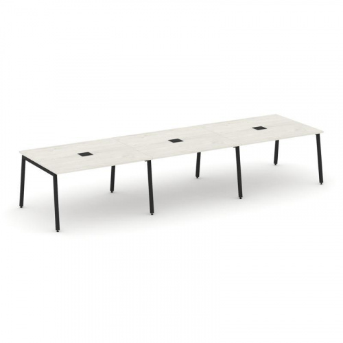 Style Project Стол переговорный SN-4A.SPRG-052 Дуб Табак/Металл Антрацит 3540*1180*750 фото 6