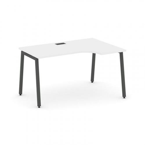 Style Project Стол рабочий эргоном. SN-4A.SPA-012(R) Дуб Табак/Металл Антрацит 1580*700/980*750 фото 23