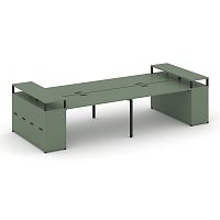 Бенч-система с опорными распашными шкафами Concept CN.DRS-266