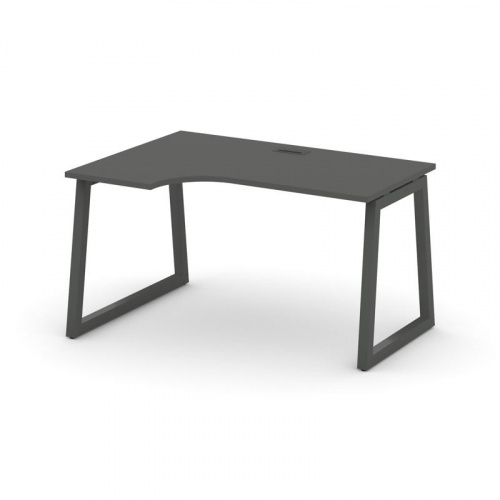 Style Project Стол рабочий эргоном. SN-5T1.SPA-001(L) Акация Лорка/Металл Антрацит/Заглушка Пластик фото 27